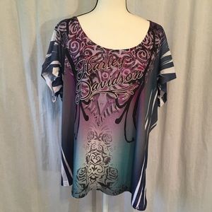 COPY - Harley Davidson Motorcycles Women’s 3W Blouse Top